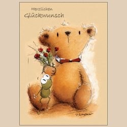 Postkarte - Herzlichen Glückwunsch