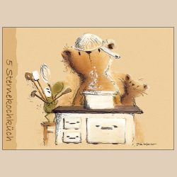 Postkarte - 5 Sternekochküch