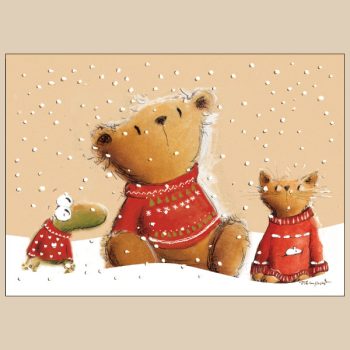 Postkarte - Weihnachtspullover