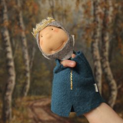 Handpuppe König