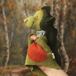 Handpuppe Drache